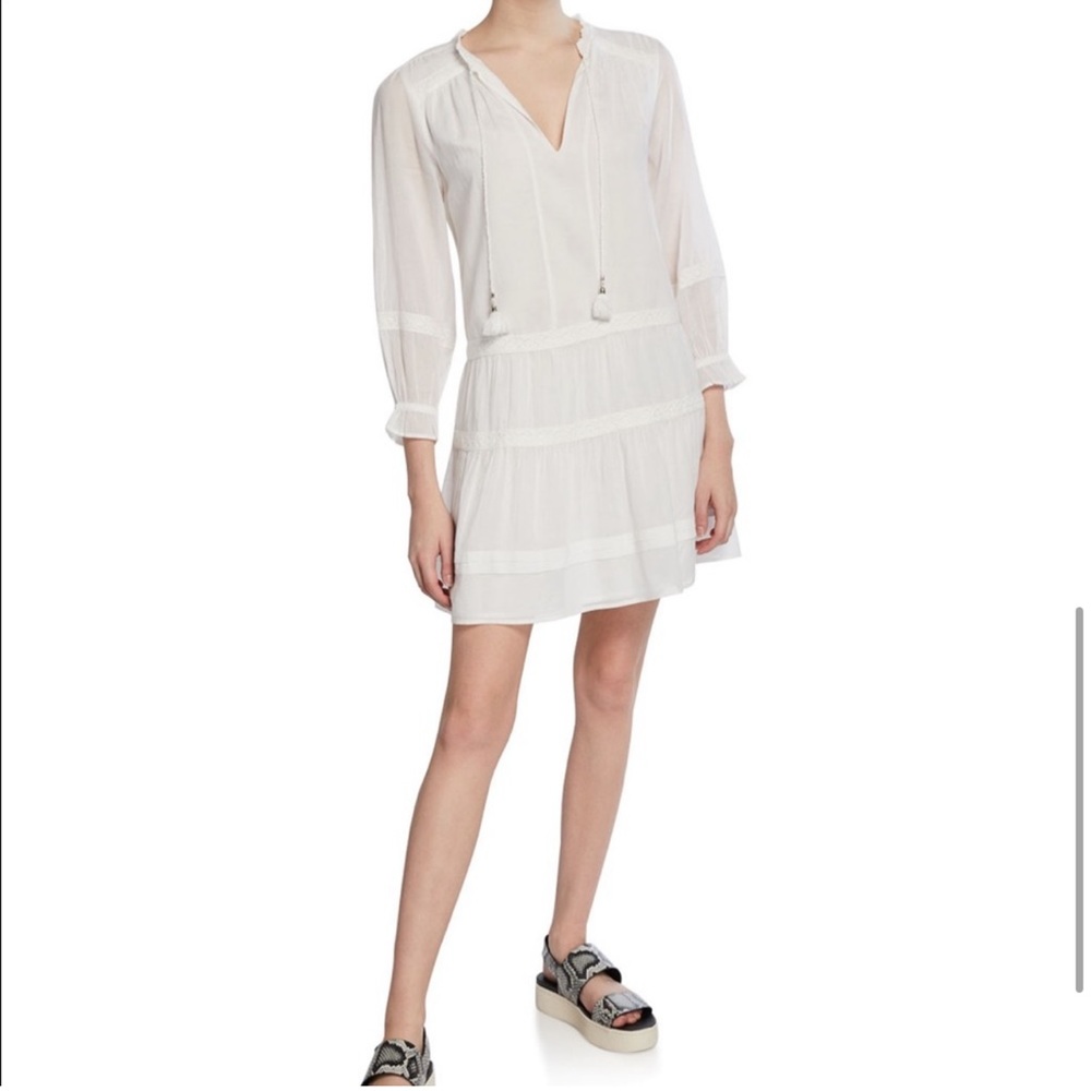 PAIGE Jaslene White Tunic Dress